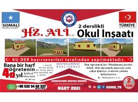 Somali’de Hz. Ali (r.a) Okulu İnşaatımıza başlıyoruz